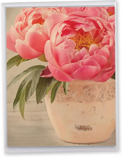 Miniatura 9 de The Best Card Company - 1 tarjeta de felicitación de agradecimiento de flores (8.5 x 11 pulgadas) - Hermosa tarjeta de notas de gratitud floral