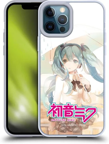 Miniatura 35 de Head Case Designs Licencia Oficial Hatsune Miku Gráficos Lindos Carcasa de Gel [Protección de Grado Militar] Compatible con Apple iPhone 7