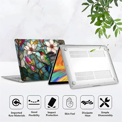 Miniatura 2 de Funda para computadora MacBook Pro de 13 pulgadas, modelo A1425/A1502, modelo A1425/A1502, diseño de primera calidad, funda rígida para laptop 3D