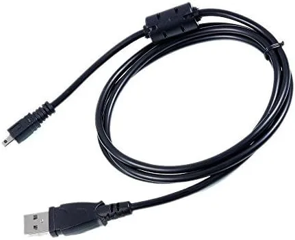 Miniatura 2 de Cable cargador de cámara Olympus VR-340 de 4.9 ft, cable de datos de carga USB para Olympus VR Series: VR-310 / VR-320 / VR-325 / VR-330 / VR-340