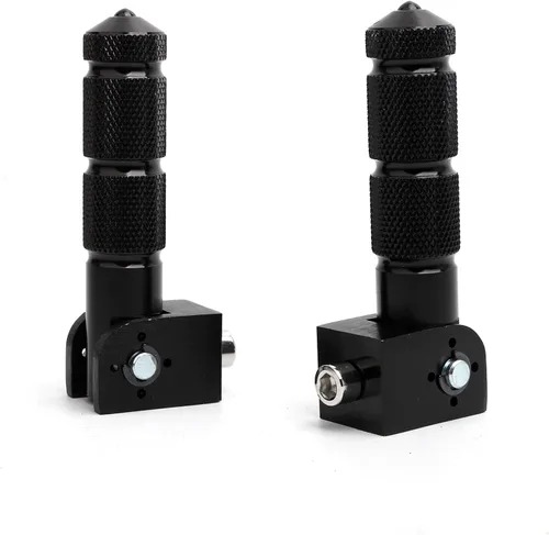 Miniatura 2 de Minho Negro CNC Reposapiés Plegables para Motocicleta y Bicicleta, Clavijas M8, Apoyapiés Trasero para Mini Bicicleta, Partes para Honda Grom