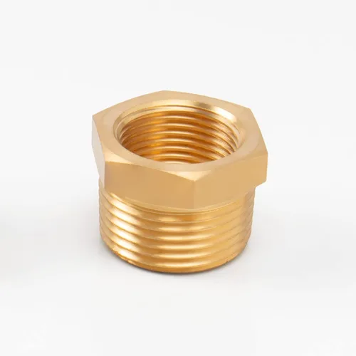 Miniatura 6 de Reductor de latón, buje hexagonal roscado, adaptador de montaje de extensión resistente (3/4 macho NPT x 1/2 hembra NPT, 2)