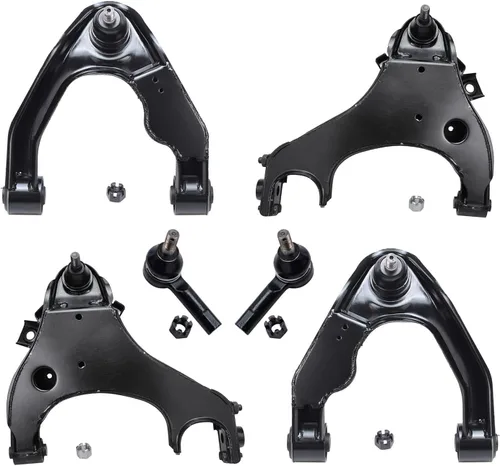 Miniatura 107 de Detroit Axle - Kit de extremo delantero para Chrysler 300 Dodge Charge Challenger 2011-2023, 2 brazos de control inferiores traseros 2 rótulas