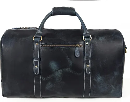 Miniatura 7 de Bolsa de viaje de cuero Bolsa deportiva para gimnasio, bolsa de mano para equipaje de avión, regalo para el día del padre por Aaron Leather Goods