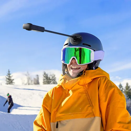 Miniatura 7 de Insta360 Paquete de nieve X3: cámara de acción impermeable de 360 con sensores de 1/2 pulgada de 48 MP, video HDR 360 de 5.7K, foto 360 de 72 MP