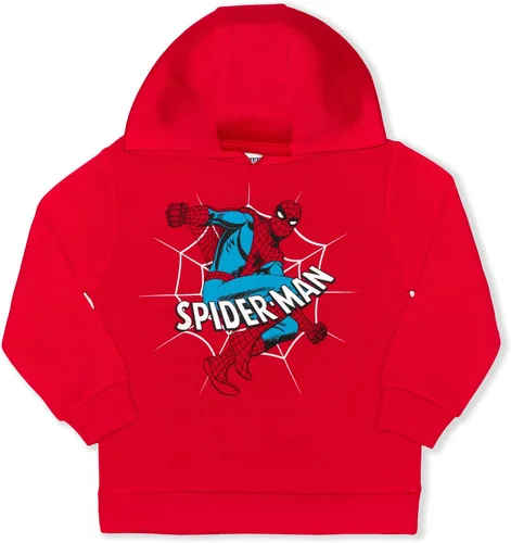 Miniatura 2 de Marvel Spiderman - Sudadera con capucha para niños pequeños, paquete de 2 unidades, color rojonegro, Rojo