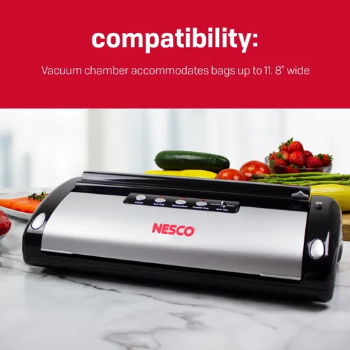 Miniatura 6 de Envasadora de alimentos al vacío Nesco VS-01 - De color blanco, Negro