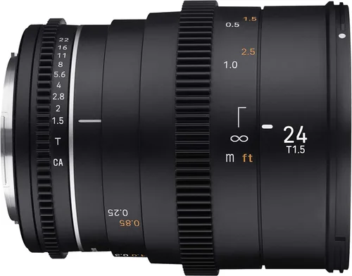Miniatura 4 de Samyang Lente Cine T1.5 VDSLR MK2 de 0.945 in para Sony E, marco completo, gran angular, enfoque manual, apertura desclic, sellado contra