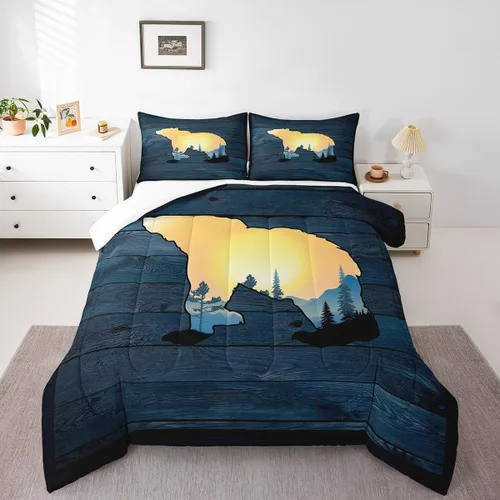 Miniatura 29 de Feelyou Juego de edredón de música rock para niños, edredón colorido con estampado de mariposas para niños y niñas, juego de ropa de cama de Multi