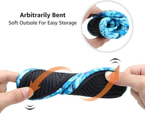 Miniatura 5 de Racqua Zapatos de natación para niños y niñas, zapatos de agua para surfear, zapatos acuáticos para deportes acuáticos, zapatos de secado rápido