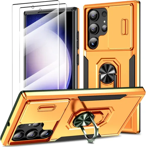 Miniatura 71 de Funda magnética para Samsung Galaxy Note 20 Ultra con soporte de anillo [con protector de pantalla] [Compatible con carga inalámbrica MagSafe] Funda