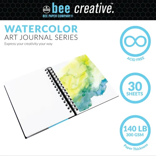 Miniatura 2 de Bee Paper - Diario de acuarela Bee Creative de 5.5" x 8