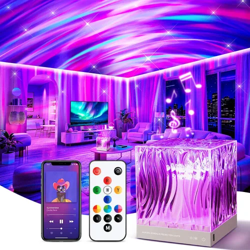 PIKOY Lámpara de ducha de luces de ducha con ruido blanco, máquina de sonido para adultos dormidos, Bluetooth+15 máquina de ruido blanco, máquina de