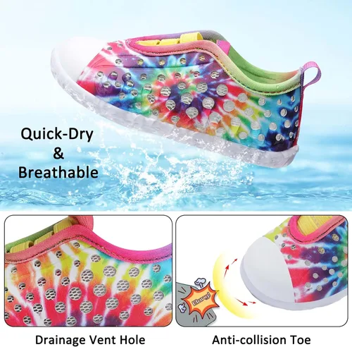 Miniatura 3 de Fires Zapatos de agua para niños y niñas, de secado rápido, transpirables, calcetines de agua descalzos para playa, natación, zapatos deportivos