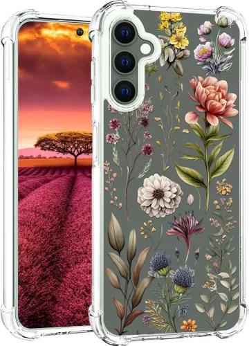 Miniatura 57 de Compatible con Samsung Galaxy S23 - Funda transparente para mujeres y niñas, diseño transparente (formas geométricas de arte abstracto)
