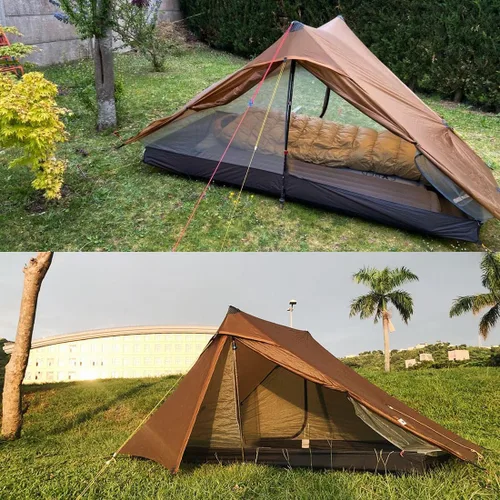 Miniatura 2 de 3F UL Gear Lanshan PRO Lanshan Tienda de campaña ultraligera Tienda de campaña ultraligera para 3 estaciones para 1 persona o 2 personas, camping