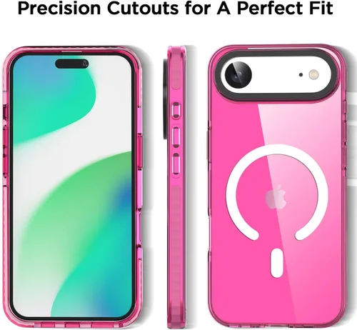 Miniatura 259 de AICase Funda protectora para iPhone 16 compatible con iPhone 16, delgada, ligera, transparente [no amarillenta] Diseño vibrante