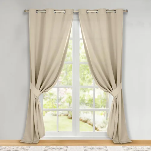 Miniatura 155 de Superior Cortinas Opacas, Oscurecimiento de Habitación, Dormitorio, Cortinas, Cocina, Acentos de Ventana de Sala de Estar, Bloqueo Solar, Térmico