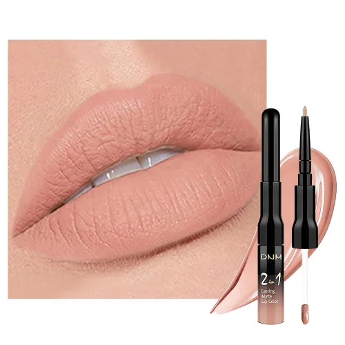 Miniatura 33 de evpct 3 Piezas Delineador de Labios Mate Ciruela Oscuro Morado Rosa Rojo Oscuro y Juegos de Lápiz Labial Líquido para Mujeres de Larga Duración