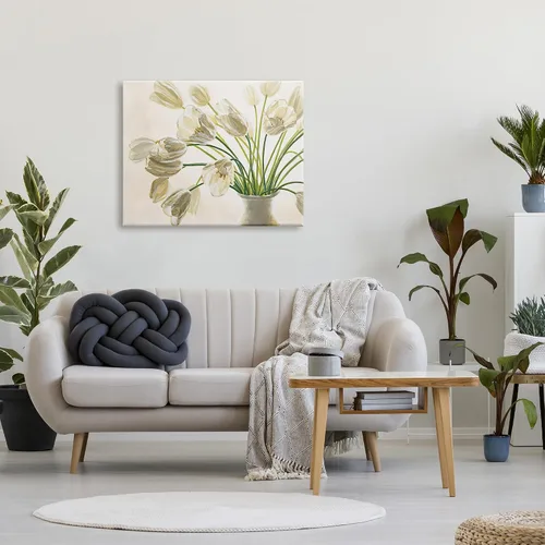Miniatura 35 de Stupell Industries Lienzo decorativo para pared con diseño de pájaros y prado, diseño floral de Nan, 20 x 16 pulgadas