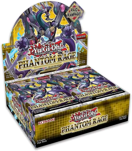 Miniatura 2 de Yugioh Phantom Rage English TCG 1st Edition Booster Box - 24 paquetes de 9 cartas cada uno
