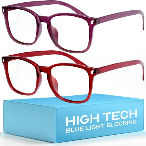 Miniatura 28 de Livho Gafas de Luz Azul de Alta Tecnología - Gafas de Computadora con Bloqueo Avanzado de Luz Azul - Fatiga por Pantalla y Protección UV