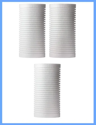 Miniatura 7 de CFS Cartucho de filtro de agua ranurado de polipropileno de 10 x 4.5 pulgadas compatible con modelos de sistema UV CMB-510-HF e IHS12-D4 - Filtro