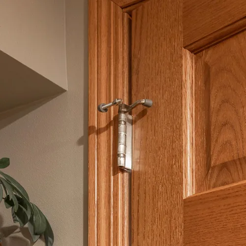 Miniatura 7 de Design House Design House 181842 - Paquete de 10 topes de puerta jumbo con punta de goma, protector de pared, bisagra, tope de puerta, bisagra