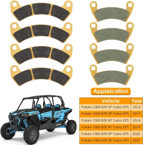 Miniatura 5 de Pastillas de freno resistentes para Polaris 1000 RZR XP Turbo EPS 4 Pro XP, para Polaris RZR RS1 XP XP4 Turbo 2016-2021