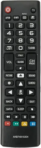 AKB74915304 Reemplazo remoto para LG TV 32LH570B 49LH570A 55LH575A 55LH5750 43LH570A 50LH5730 32LH573b 32LH550B 43LH5500 3LH57 0A 43LH5700 49LH570A