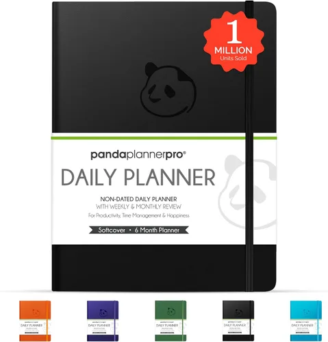 Miniatura 9 de Panda planificador Pro – El mejor planificador diario para felicidad & productividad – 8.5 x 11pulgadas cobertor suave – sin fecha – garantizada