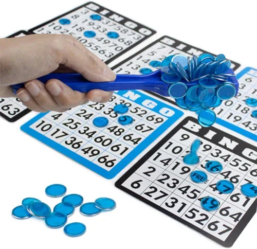 Miniatura 3 de Tapp Collections Fichas transparentes de bingo 300-pk Colores Variados