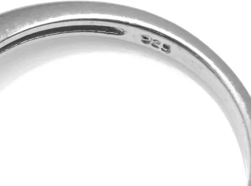 Miniatura 4 de Silvershake Genuine Gemstone White Gold Plated 925 Sterling Silver Modern Statement Right Hand or Dress Ring