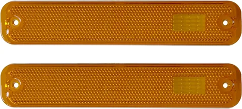 Carcasa de luz de marcador lateral de lente ámbar delantera para Ford Serie F Truck 1973-1979/Bronco 1978-1979/E-Series Econoline 1975-1991