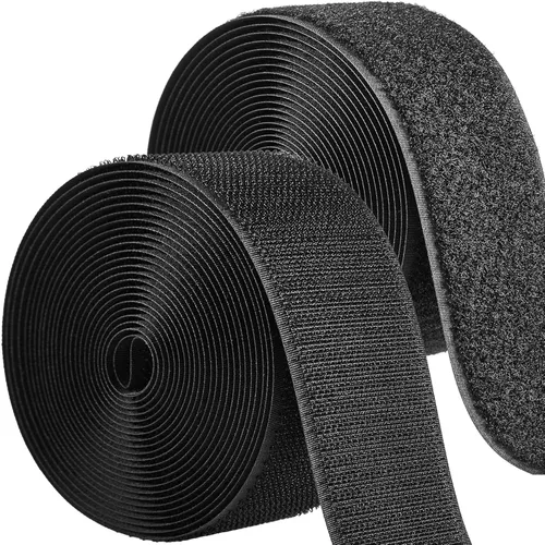 Miniatura 12 de ECOHomes Cinta de gancho y bucle para coser de 3/4 pulgadas de ancho x 33 pies para rollo de tela, tiras cosibles para coser para ropa, ropa, tela