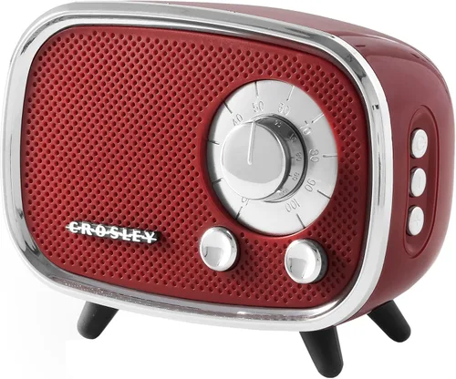 Miniatura 7 de Altavoz Crosley CR3039A-BK Rondo Retro portátil recargable con Bluetooth, color negro