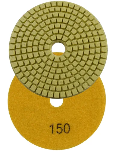 Miniatura 13 de Almohadillas húmedas de pulido de diamante de 4 pulgadas para lijar piedra mármol granito encimera 7 piezas conjunto de grano mixto 50-3000