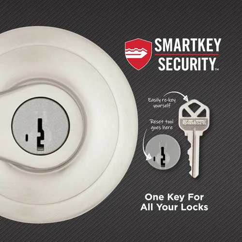 Miniatura 4 de Kwikset Henley - Manija de puerta de entrada con cerradura y llave, palanca reversible con llave y segura para exterior, para entrada principal