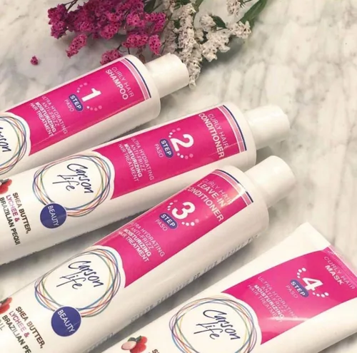 Miniatura 2 de Carson Life Acondicionador para cabello rizado, sin parabenos ni sulfatos, 10 onzas, diseñado para cabello rizado y ondulado, manteca de karité