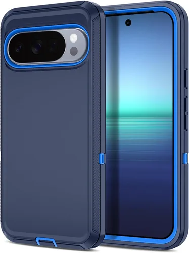 Miniatura 10 de I-HONVA Funda para Google Pixel 7 a Prueba de Golpes/Polvo/Caídas de 3 Capas con Protección Completa del Cuerpo [Sin Protector de Pantalla] Funda