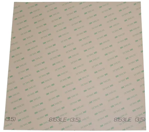 Paquete de 10 hojas de 12 x 12 pulgadas, 3M 8153LE (300LSE) hoja adhesiva superfuerte de doble cara/cinta adhesiva de transferencia.