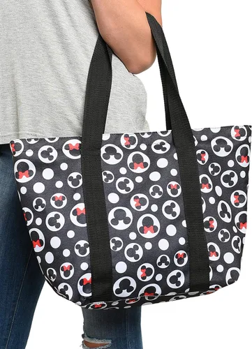 Miniatura 5 de Disney Tote Mickey & Minnie Mouse Icon Print - Bolsa de viaje con cremallera