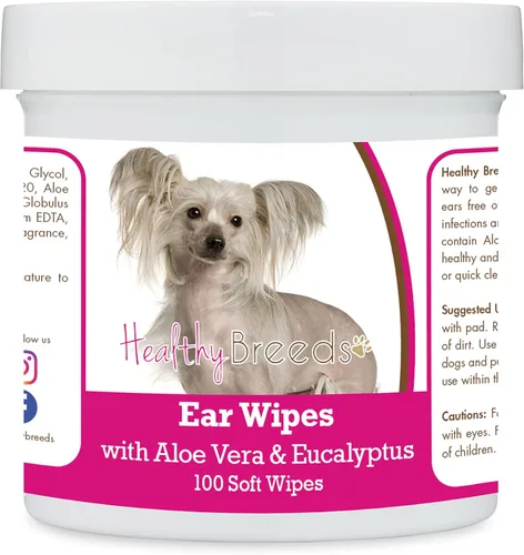 Miniatura 27 de Healthy Breeds Pastor alemán, silla de montar, toallitas de limpieza de oídos con aloe y eucalipto para perros, 100