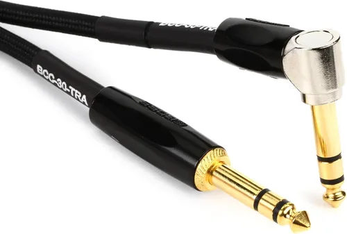 Miniatura 2 de BOSS Cable de conexión para escenario y estudio, 3 pies (BCC-3-TRA)