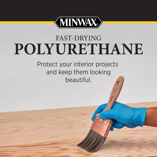 Miniatura 2 de Minwax Spray de poliuretano de secado rápido, acabado protector de madera, satén cálido, lata de aerosol de 11.5 oz