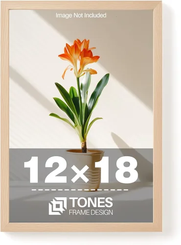Miniatura 19 de TONES FRAME DESIGN Juego de 2 portarretratos de 5 x 7 pulgadas con acabado de chapa de madera maciza de roble de 5 x 7 pulgadas con paspartú de 4 x