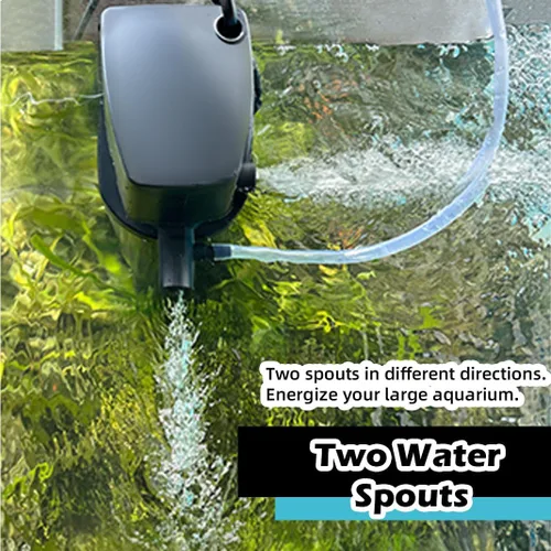 Miniatura 5 de Filtro de Acuario para Tanque de 100-400 Galones, U-V Máquina Verde Limpia para Tanque de Peces Submersible Bomba Poderosa Filtro de Recipiente