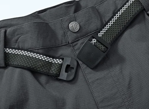 Miniatura 3 de TBMPOY Pantalones de senderismo y montaña, ligeros, impermeables, con cinturón, secado rápido, para hombres