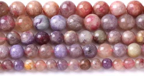 Miniatura 65 de 45 cuentas de turquesa de 0.315 pulgadas con concha de howlita azul perla y turquesa cuentas de piedra para hacer joyas, pulseras, collares, aretes
