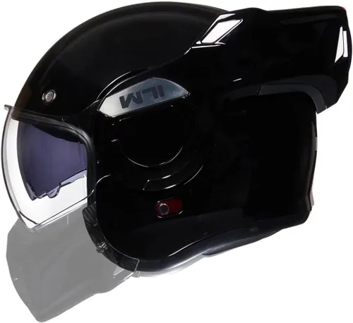 Miniatura 9 de ILM Casco modular de motocicleta vintage de cara completa para adultos y hombres, ATV UTV con protector de barbilla reversible de 180° DOT